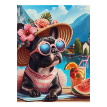 Frenchie em Hallstatt