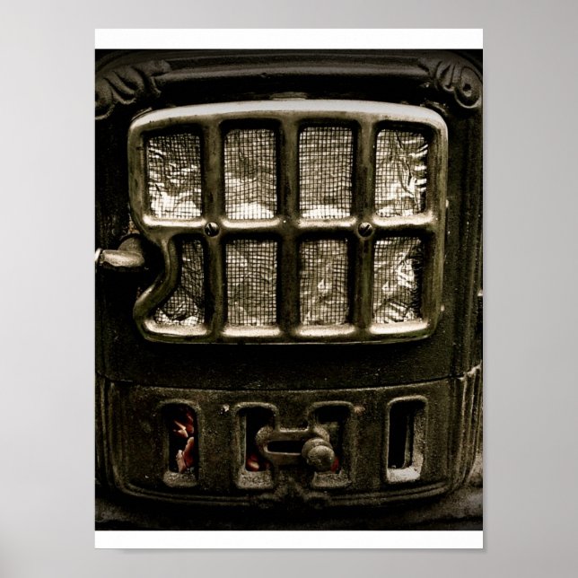 Pôster Frente de Estoque de Ferro Antigo (Frente)