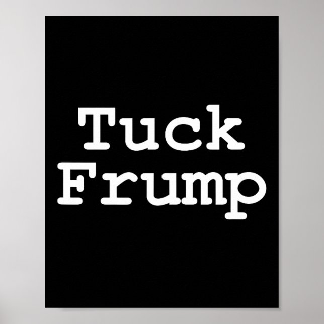 Poster Frente do Tubo de Camisa Anti-Trump T (Frente)