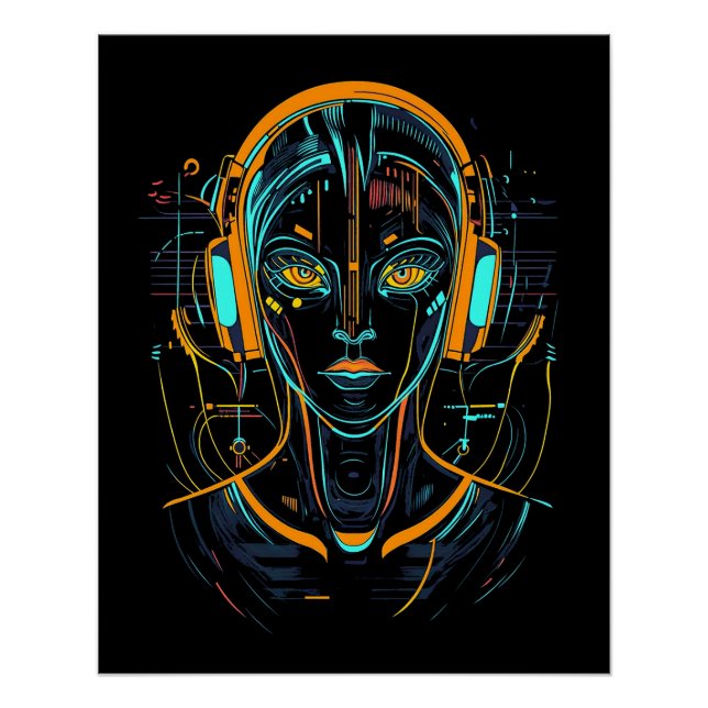 Pôster Frequência Neural (Frente)