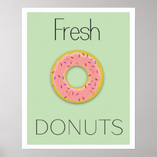 Poster fresco das rosquinhas