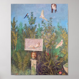 Poster Fresco de uma Cena de Jardim, Pompeia