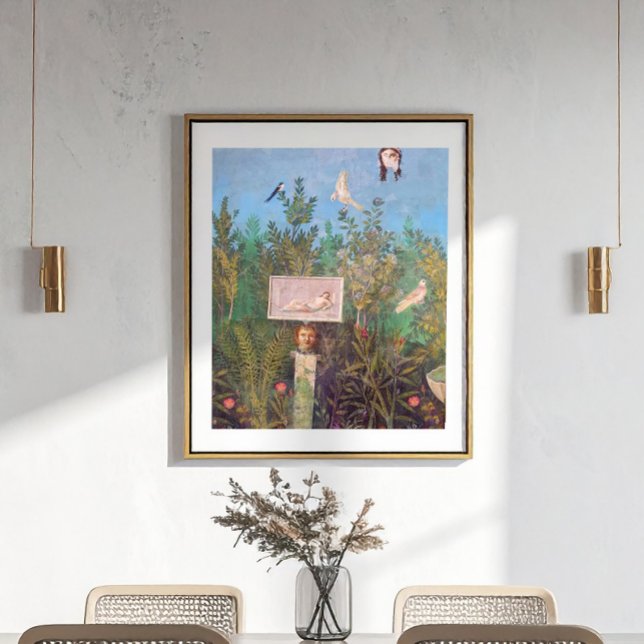 Poster Fresco de uma Cena de Jardim, Pompeia (Criador carregado)