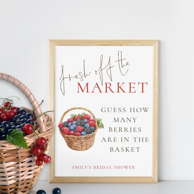 Poster Fresco do mercado Adivinha quantos Chás de panela (Criador carregado)