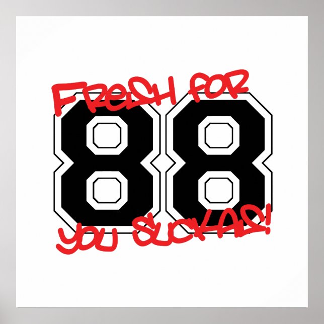 Pôster Fresco para 1988 (Frente)