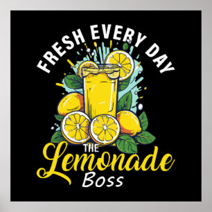 Poster Fresco Todos os Dias O Chefe da Limonada