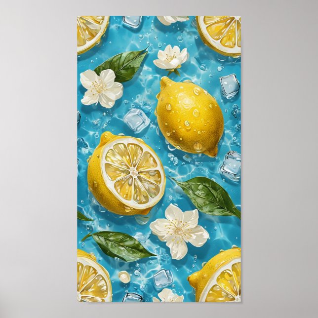 Poster Frescor de Flor de Citrus (Frente)