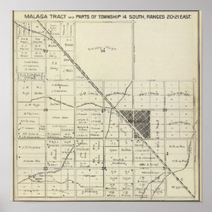 Pôster Fresno County, Califórnia 16