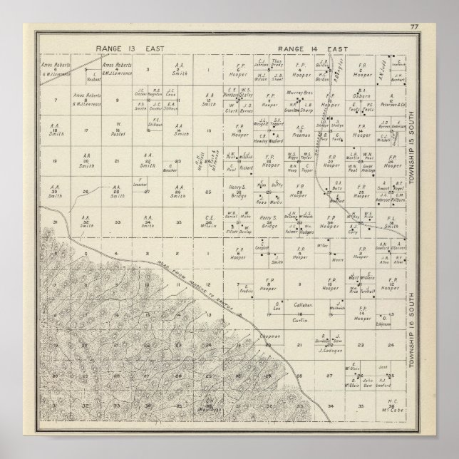 Pôster Fresno County, Califórnia 9 (Frente)