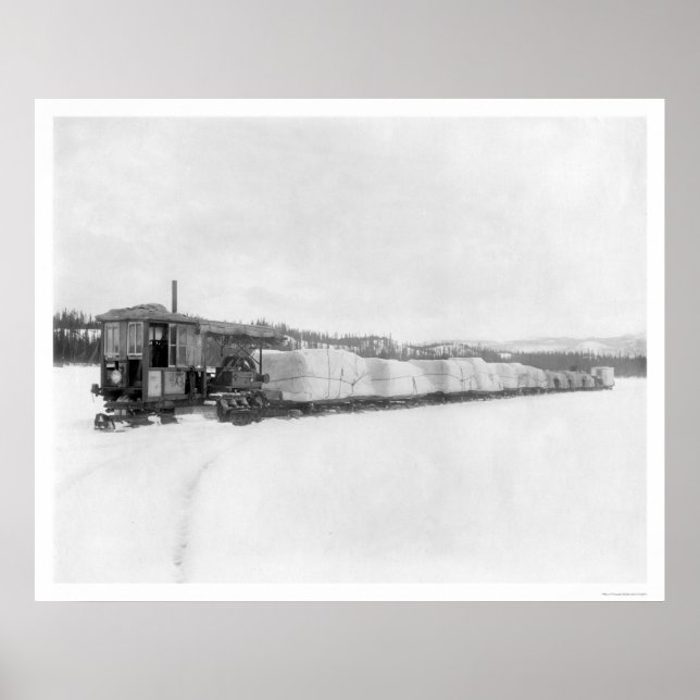 Pôster Frete Caterillar Yukon 1924 (Frente)