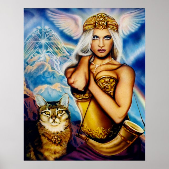 Poster Freya por Lisa Iris (Frente)