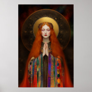 Poster Freyja Deusa do Amor Mágico e da Beleza Arte