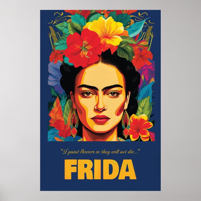 Poster Frida Kahlo, (Frente)