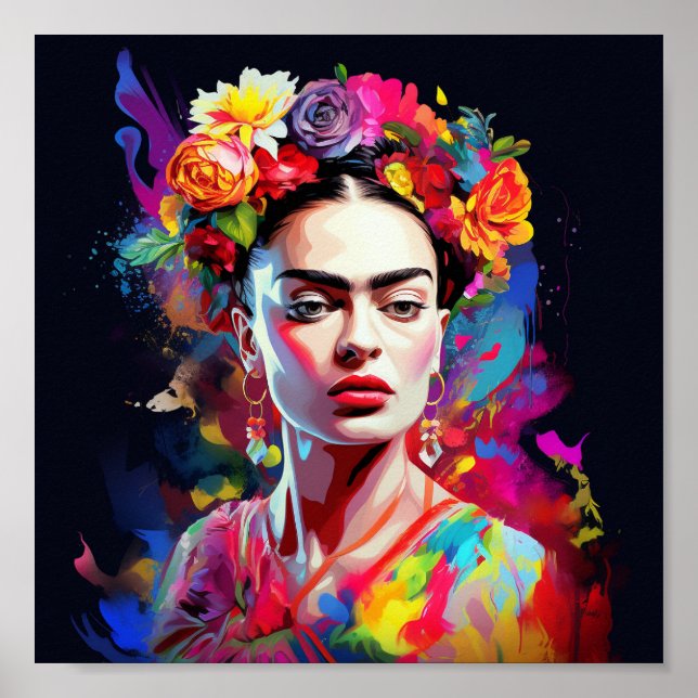 Poster Frida Kahlo (Frente)