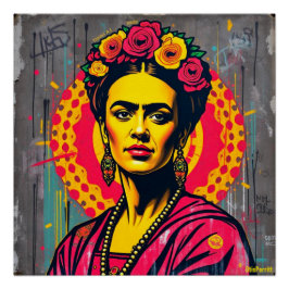 Pôster Frida Kahlo-4