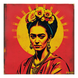 Pôster Frida Kahlo-5