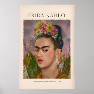 Poster Frida Kahlo Autorretrato dedicado ao Dr. Eloesser