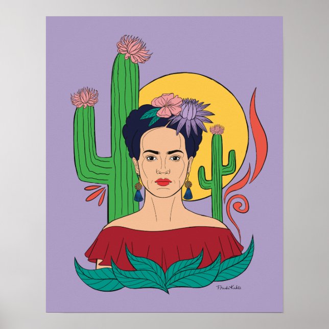 Poster Frida Kahlo Desert Graphic (Frente)
