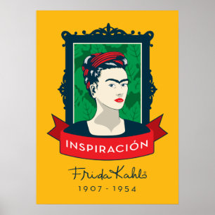 Pôster Frida Kahlo   Inspiración