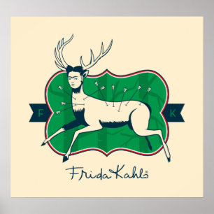 Pôster Frida Kahlo   os cervos feridos