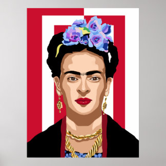 Poster Frida Kahlo pop art