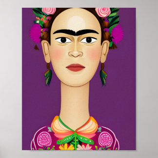 Poster Frida Kahlo poster, artes de parede