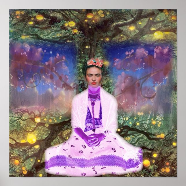 Poster Frida Kahlo - tributo (Frente)