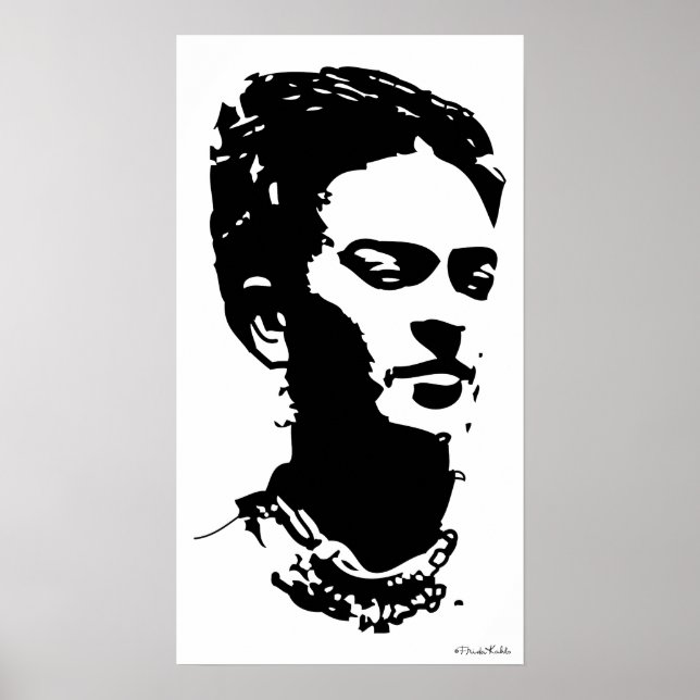 Poster Frida Shadow Retrait (Frente)