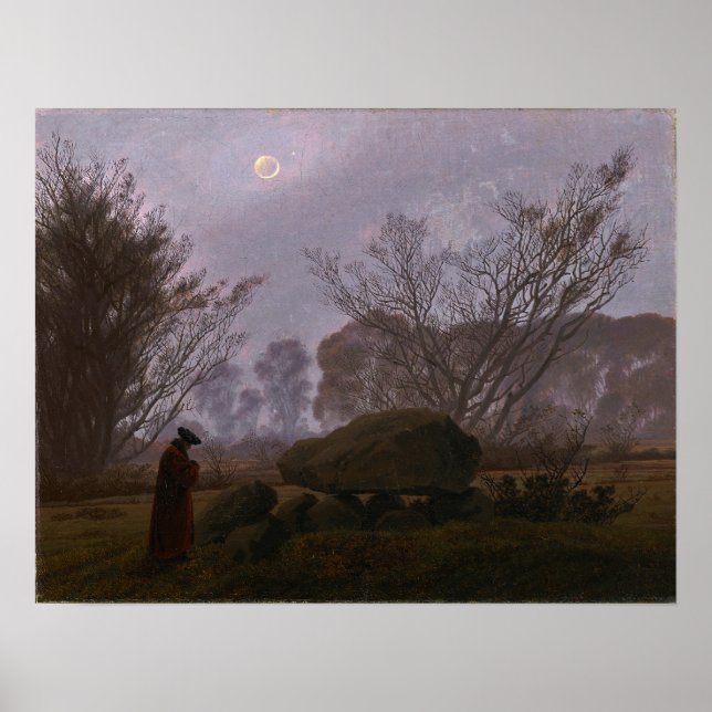 Poster Friedrich - Caminhar ao Crepúsculo (Frente)