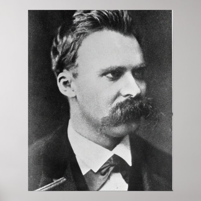 Poster Friedrich Wilhelm Nietzsche (1844-1900) 1873 (Frente)