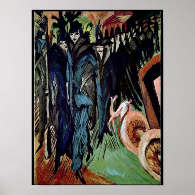 Pôster Friedrichstrasse, 1914 (Frente)