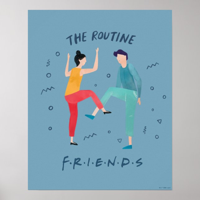 Poster FRIENDS™ | A Rotina (Frente)