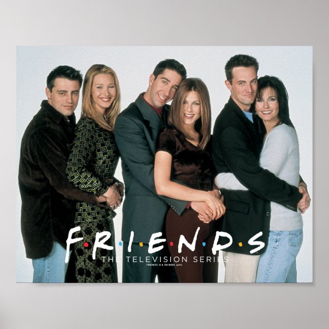 Poster FRIENDS™ | Casais Abraçados (Frente)