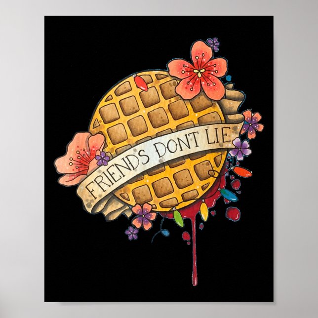 Poster Friends Dont Lie Shirt  (Frente)
