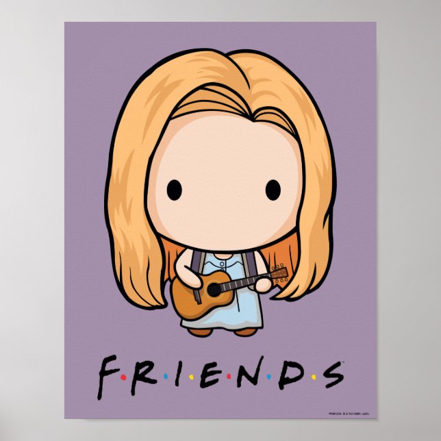 Poster FRIENDS™ | Phoebe Chibi (Frente)