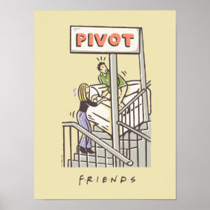 Poster FRIENDS™ Ross e Rachel PIVOT