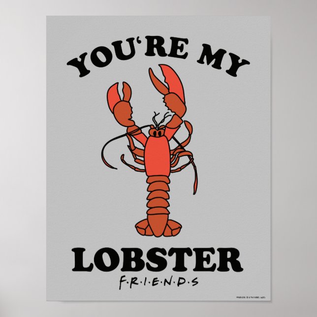 Poster FRIENDS™ | Você é minha Lagosta (Frente)