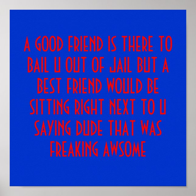 PÔSTER FRIENDSHIP (Frente)