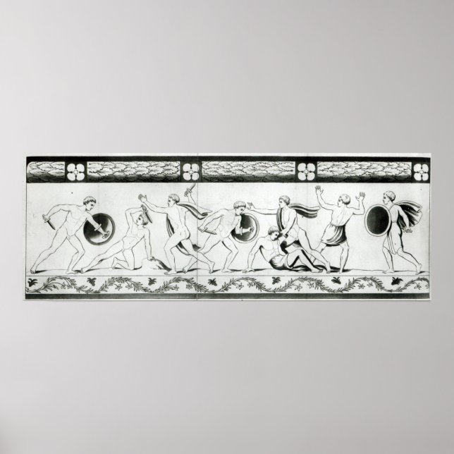 Poster Frieze no Pilar da Grotta del (Frente)