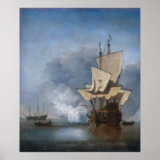 Poster Frigate Holandês