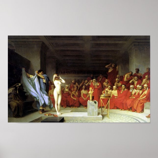 Poster Frina antes do Areopagus (Frente)