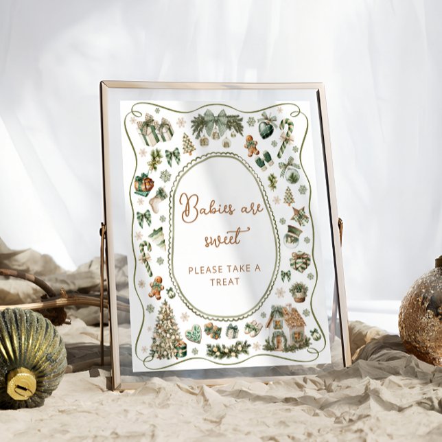 Poster Frio fora do inverno Bebês são doces Faça um trata (Criador carregado)