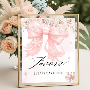 Poster Frio fora dos Arcos cor-de-rosa-do-inverno Chás de