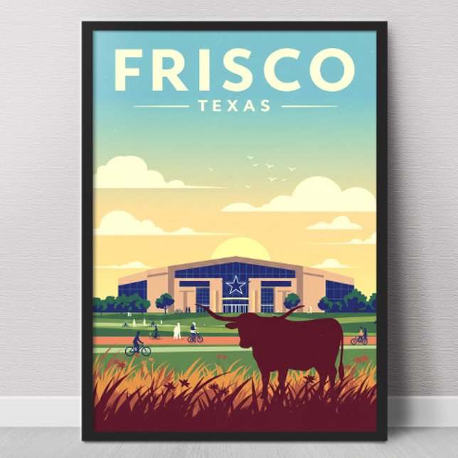 Poster Frisco Texas Antigo (Criador carregado)