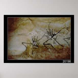 Pôster Friso dos cervos, c.17000 BC