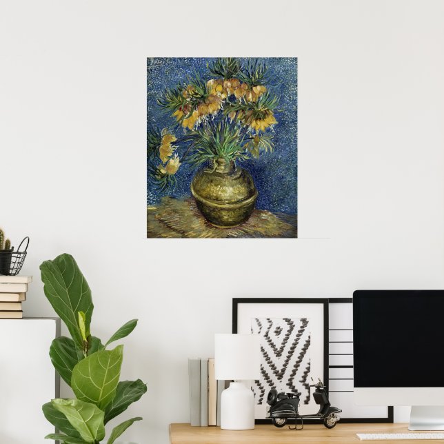 Poster Fritilárias Imperiais de Vincent van Gogh (Escritório em casa)