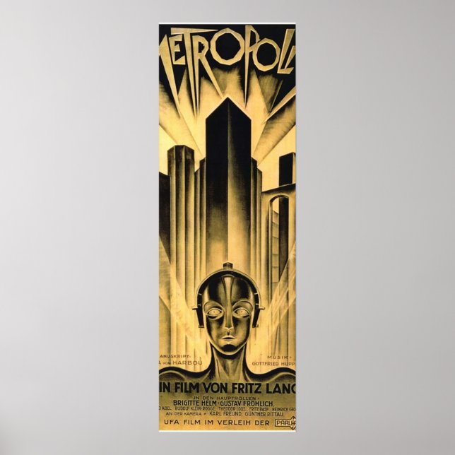 Poster Fritz Lang Metropolis (Frente)