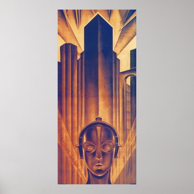 Poster Fritz Lang METROPOLIS 1927 Science Fiction Film Vi (Frente)