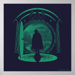 Poster FRODO™ Deixando a Silhueta de THE SHIRE™