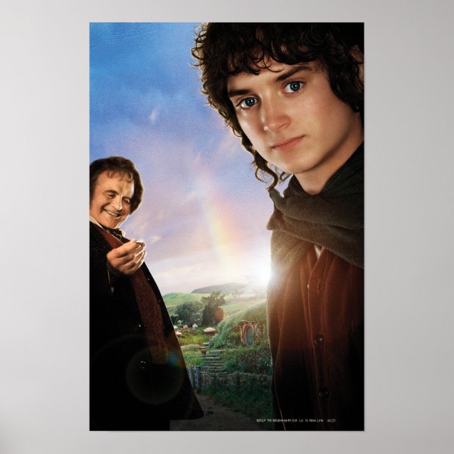 Pôster FRODO™ e Bilbo Baggins (Frente)